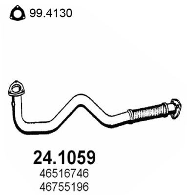 24.1059 ASSO Вихлопна труба