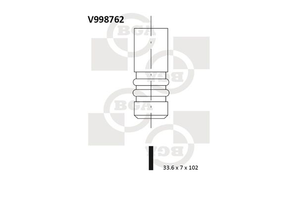 V998762 BGA Впускний клапан