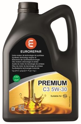 1635764980 EUROREPAR Моторне масло EUROREPAR PREMIUM C3 5W-30, 5л
