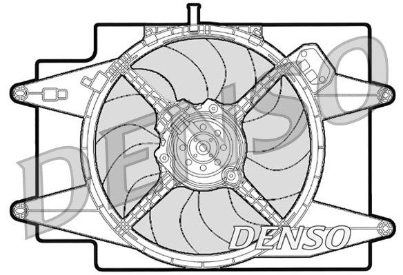 DER01001 DENSO Вентилятор, система охолодження двигуна