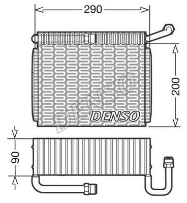 DEV01005 NPS Випарник, система кондиціонування повітря