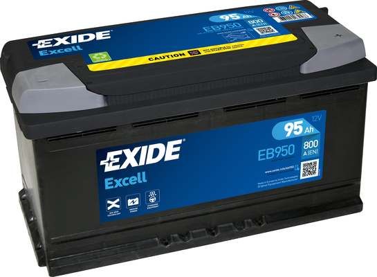 EB950 EXIDE Акумуляторна батарея Exide Excell 12V 95Ah 800A (EN) R+