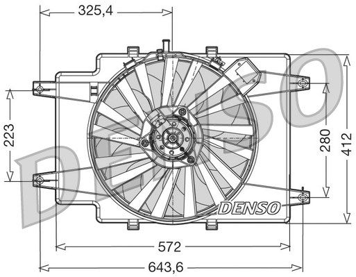 WG1775565 WILMINK GROUP Вентилятор, система охолодження двигуна