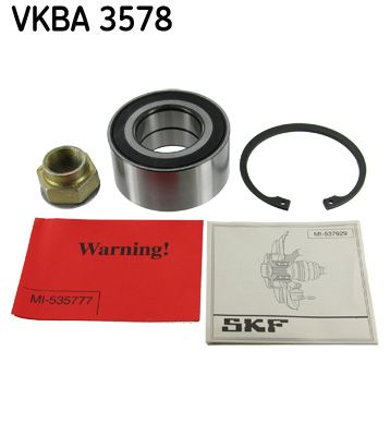 VKBA 3578 SKF Підшипник ступиці колеса, комплект